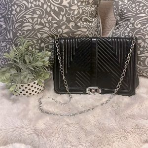 Rebecca Minkoff Black Quilted Shoulder Bag Purse
